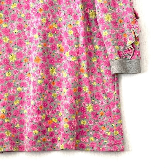 Kate Spade Marker Floral Ruffle Sleeves Sweatshirt Dress - Picture 8 of 13